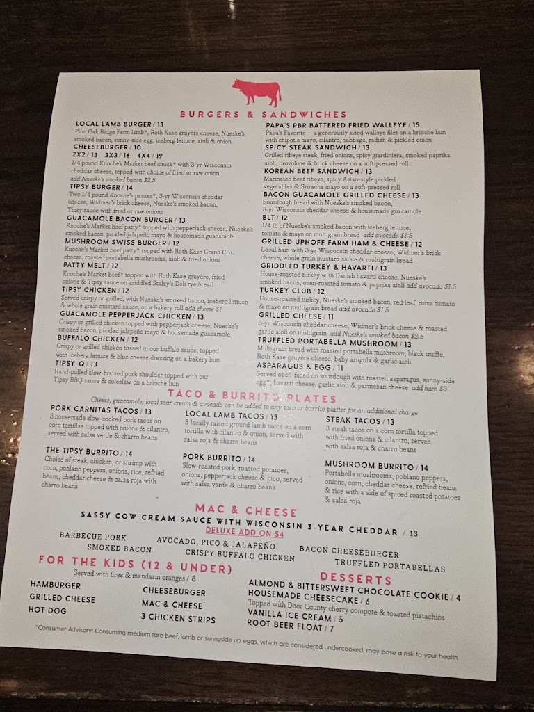  Tipsy Cow Sun Prairie