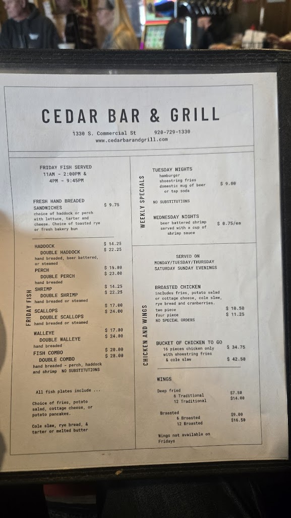  Cedar Bar & Grill