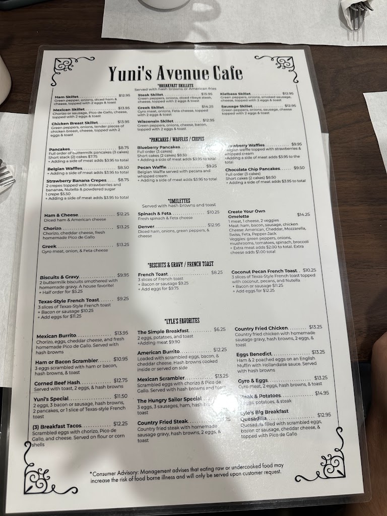  Yuni's Avenue Cafe