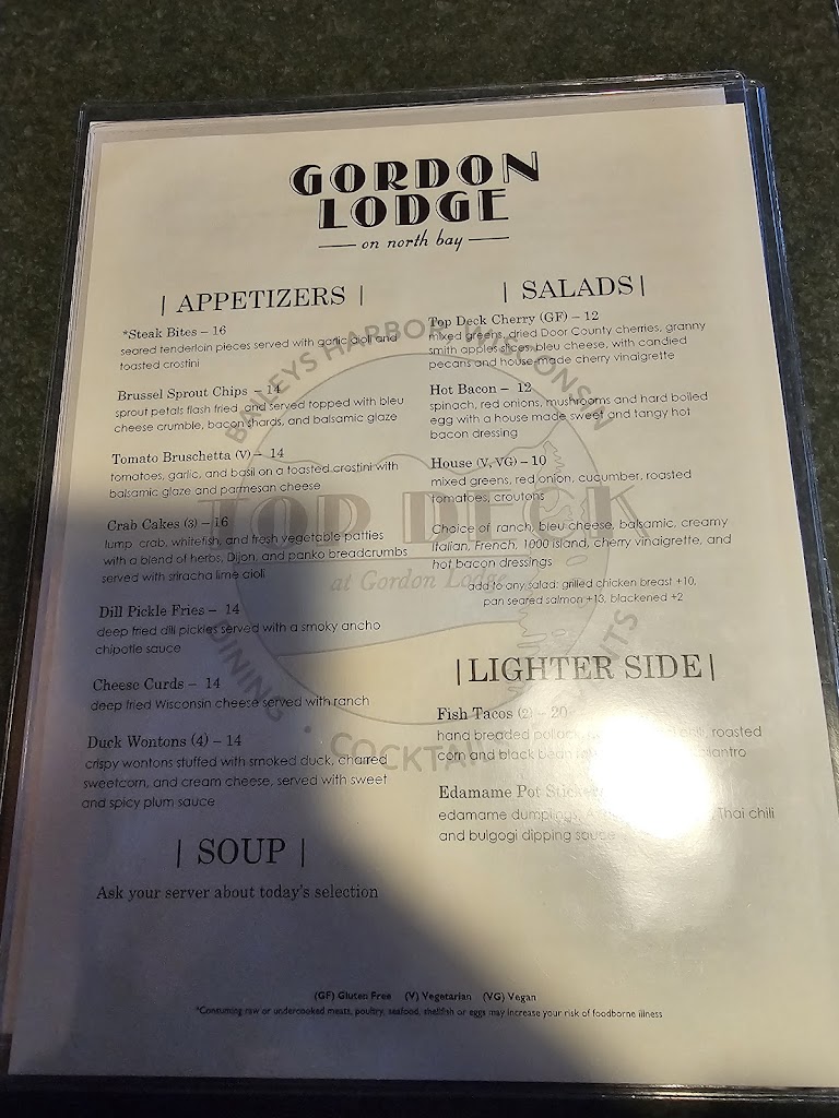  Top Deck Restaurant at Gordon Lodge
