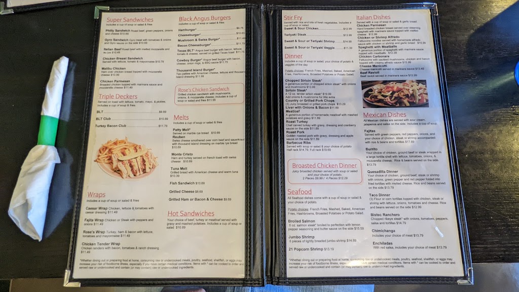  Rose's Family Restaurant