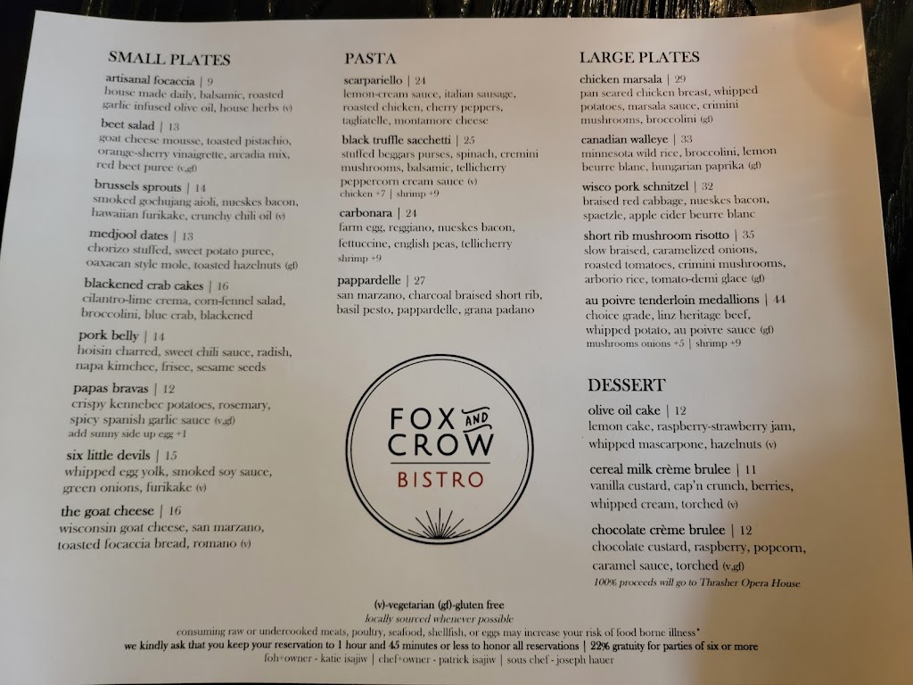  Fox and Crow Bistro