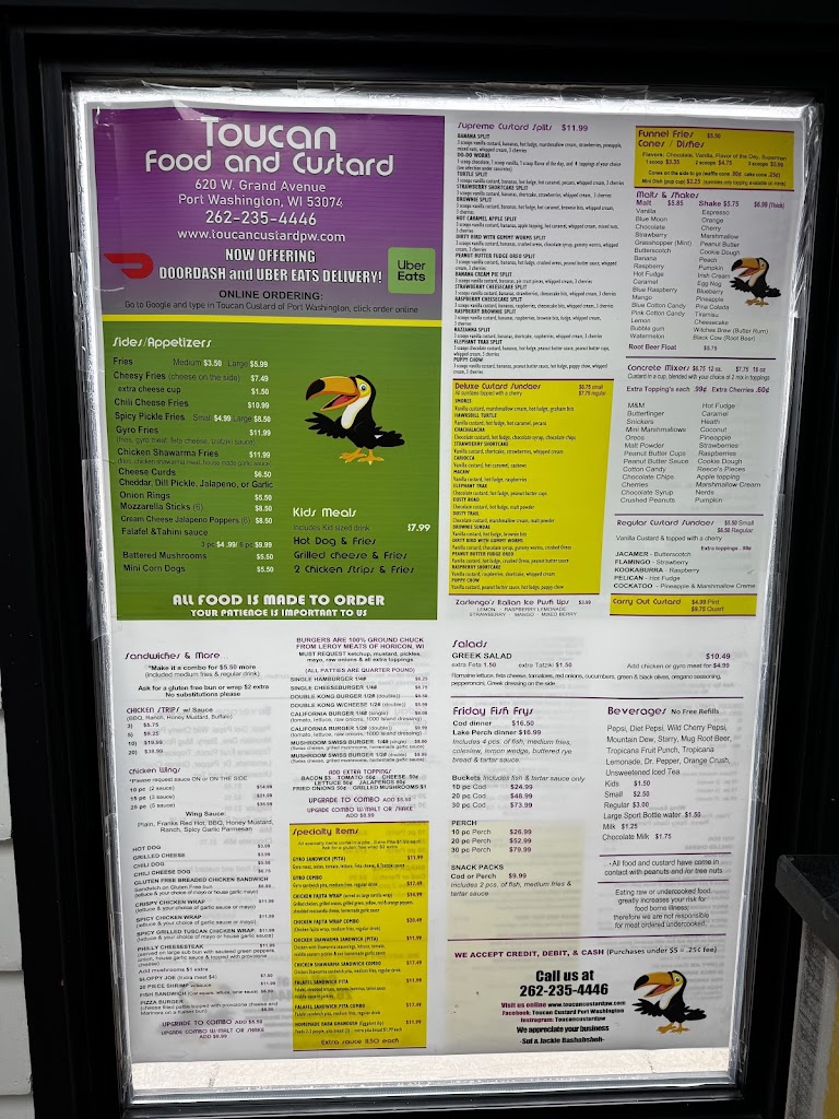  Toucan Food & Custard