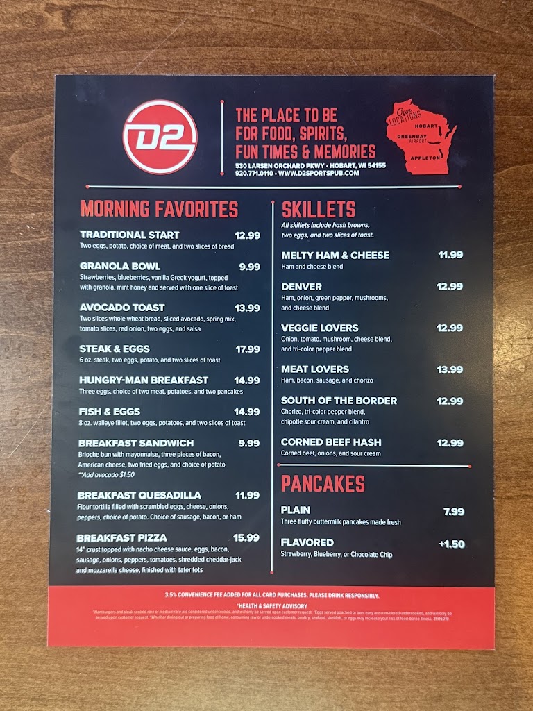  D2 Sports Pub - Hobart