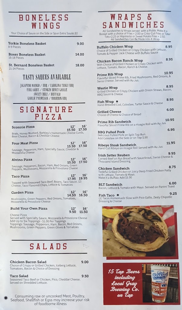  Barkley's Burgers Brews & Dawgs