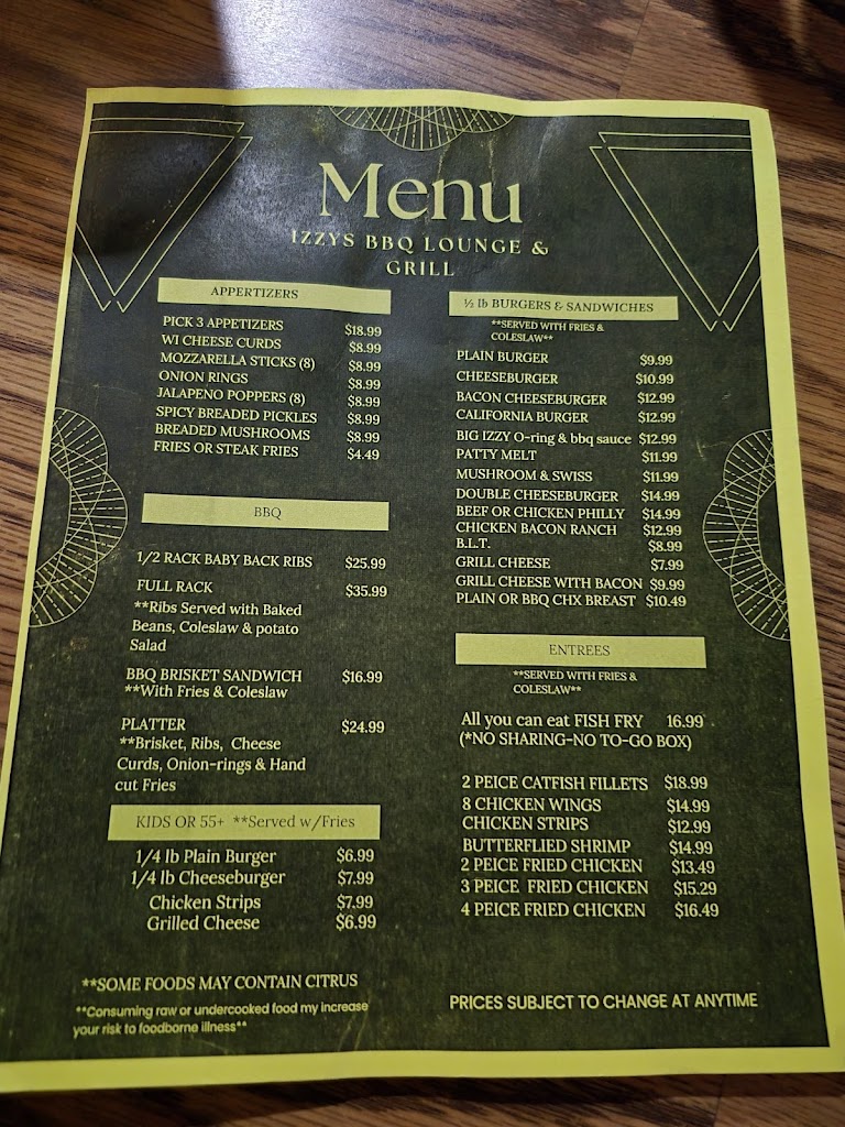  Izzy's Bbq Lounge & Grille