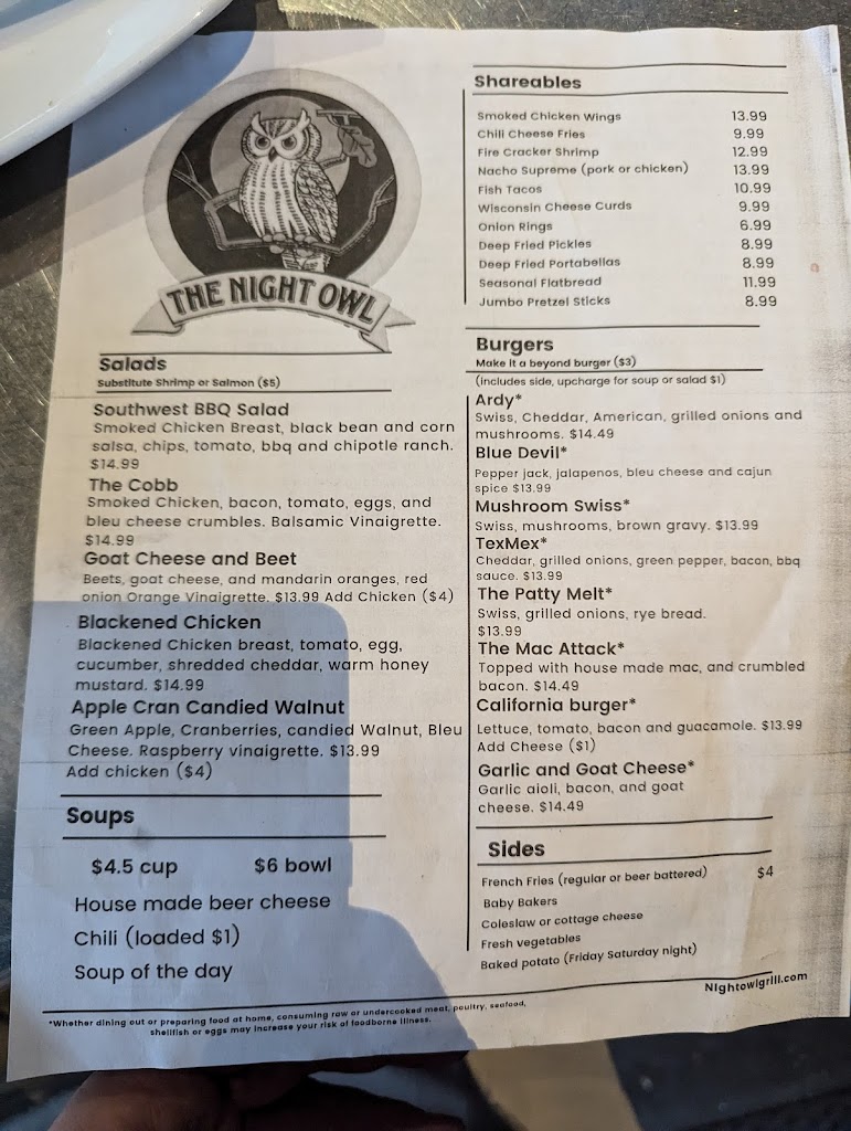  The Night Owl Sports Pub & Eatery