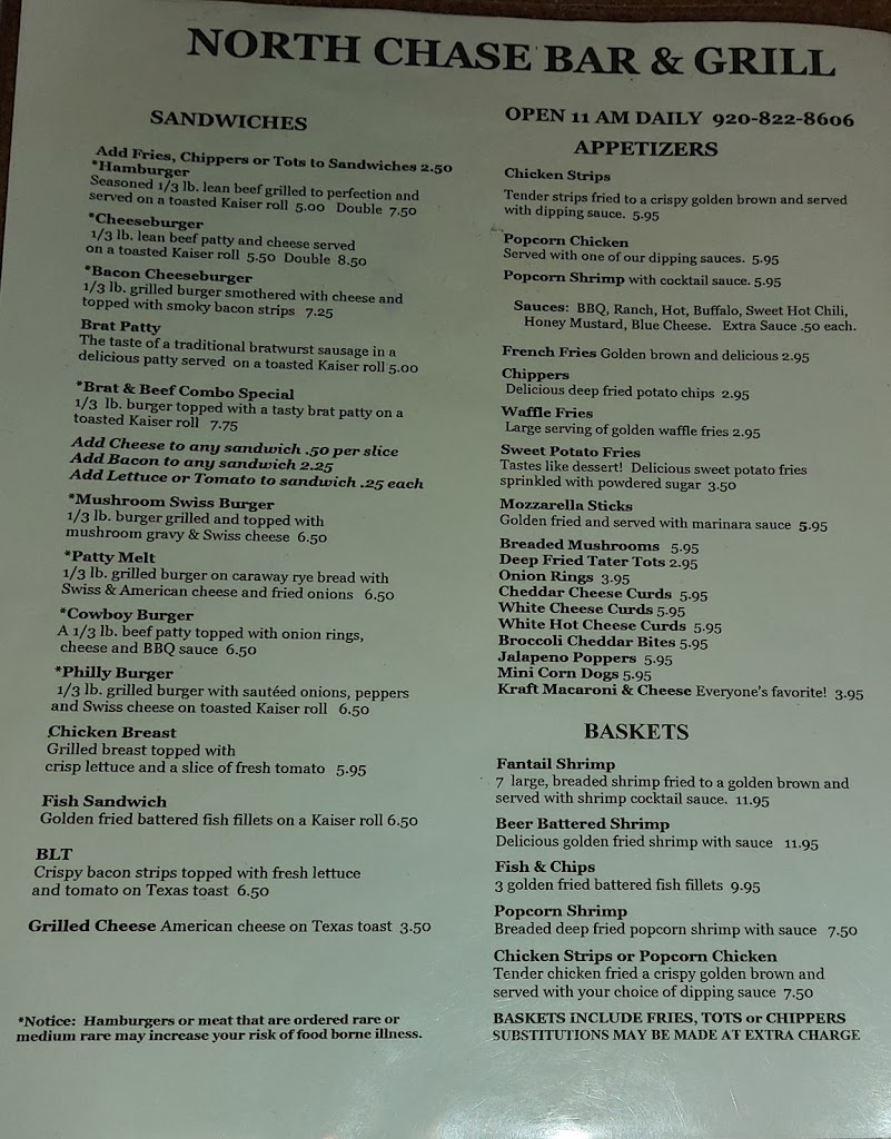  North Chase Bar & Grill