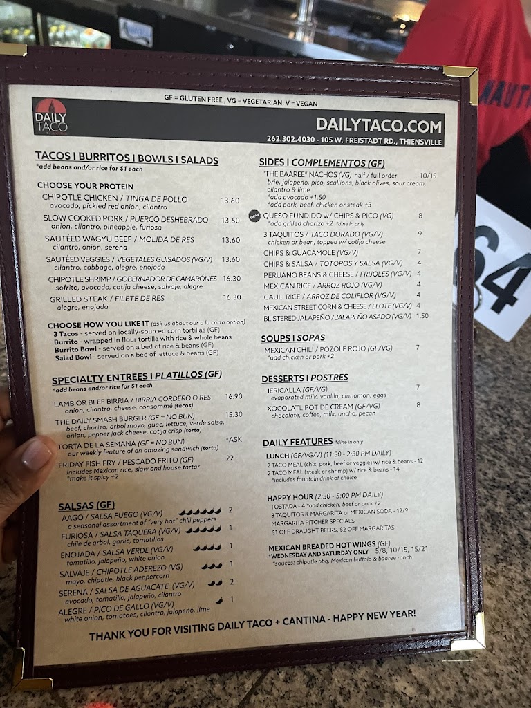  DAILY TACO + CANTINA