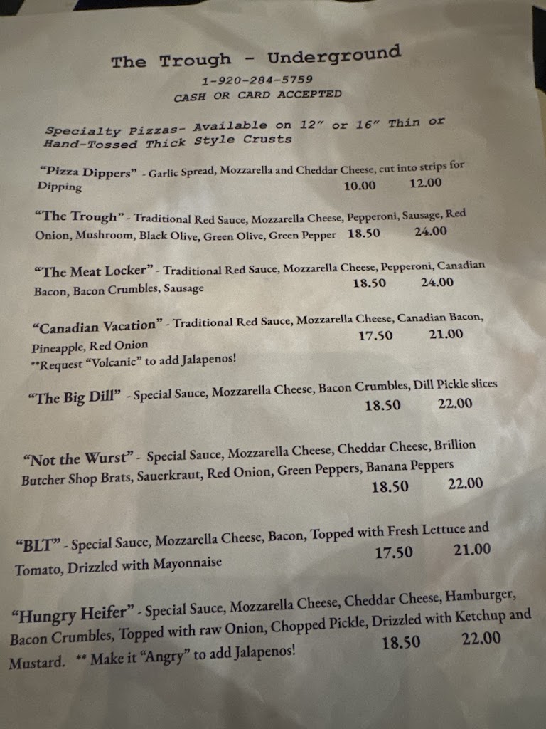  The Trough Underground