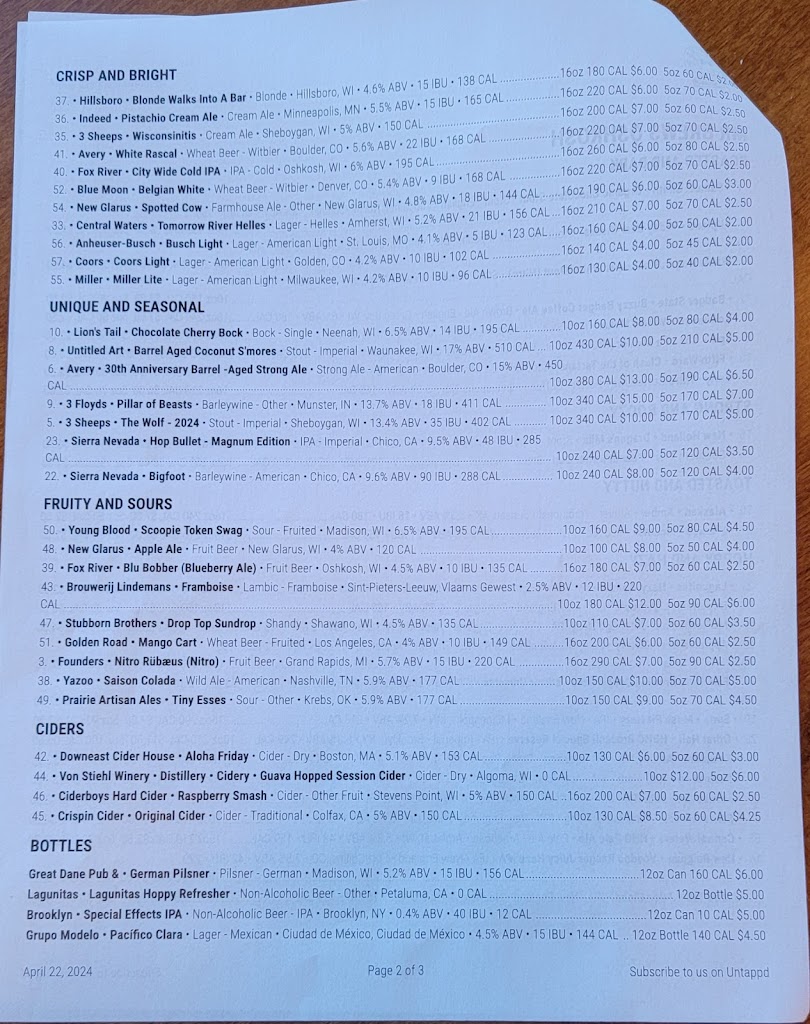  Mr Brews Taphouse Oshkosh