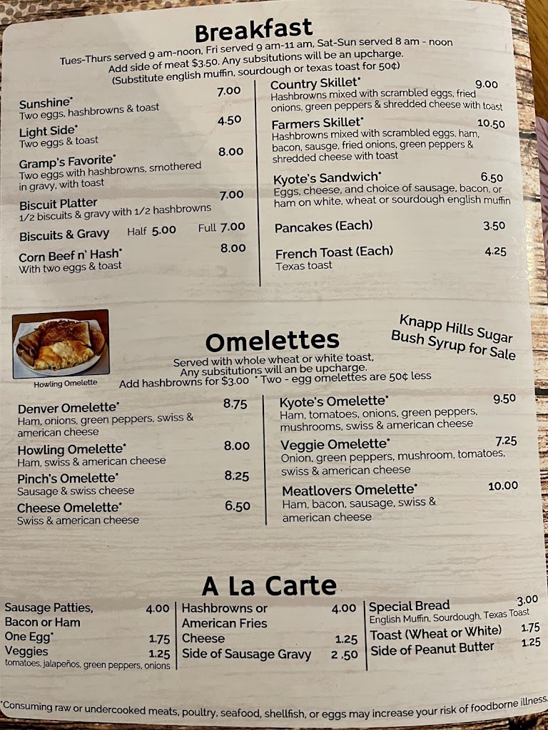  Kyote's Den Bar & Grill