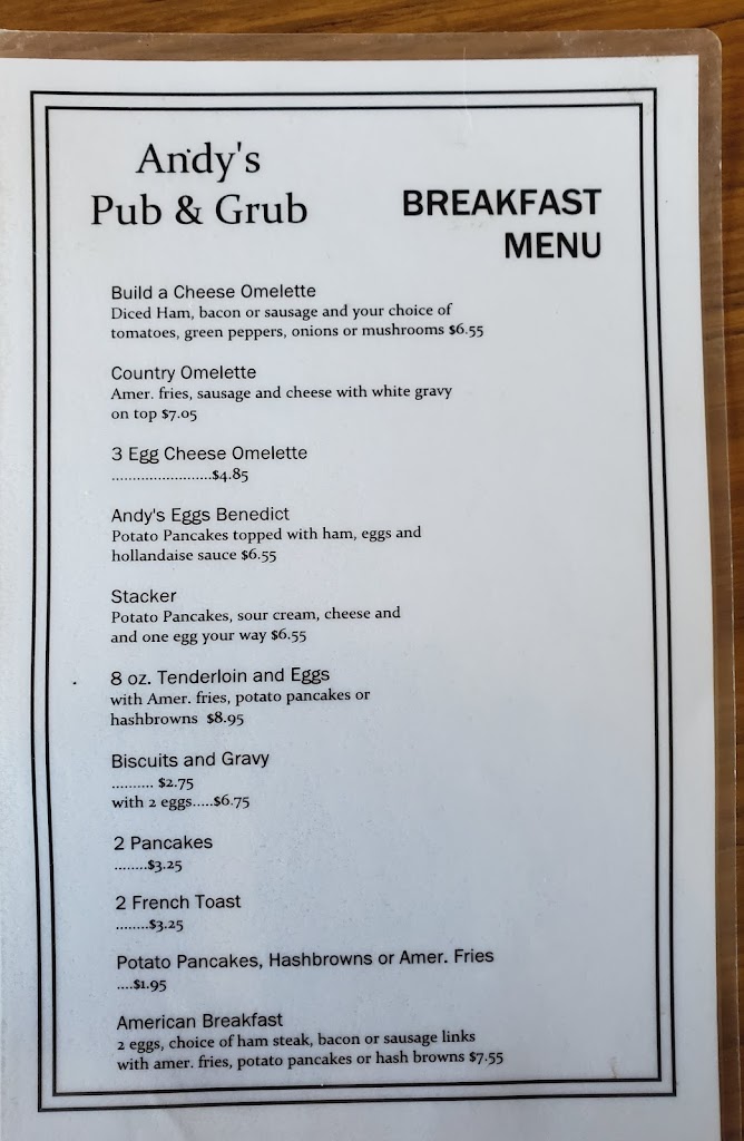  Andy's Pub & Grub