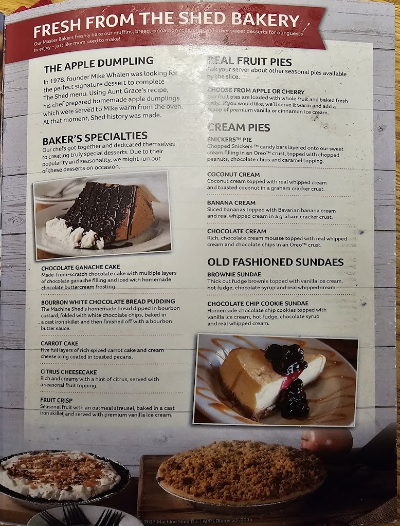  Machine Shed Restaurant Appleton