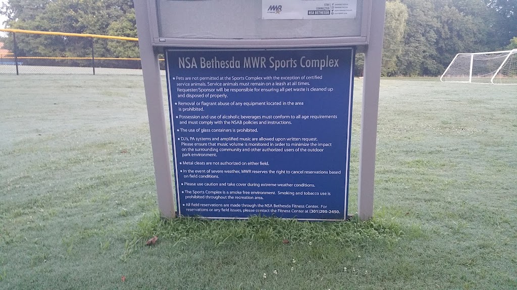  Naval Support Activity Bethesda MWR Sports Complex