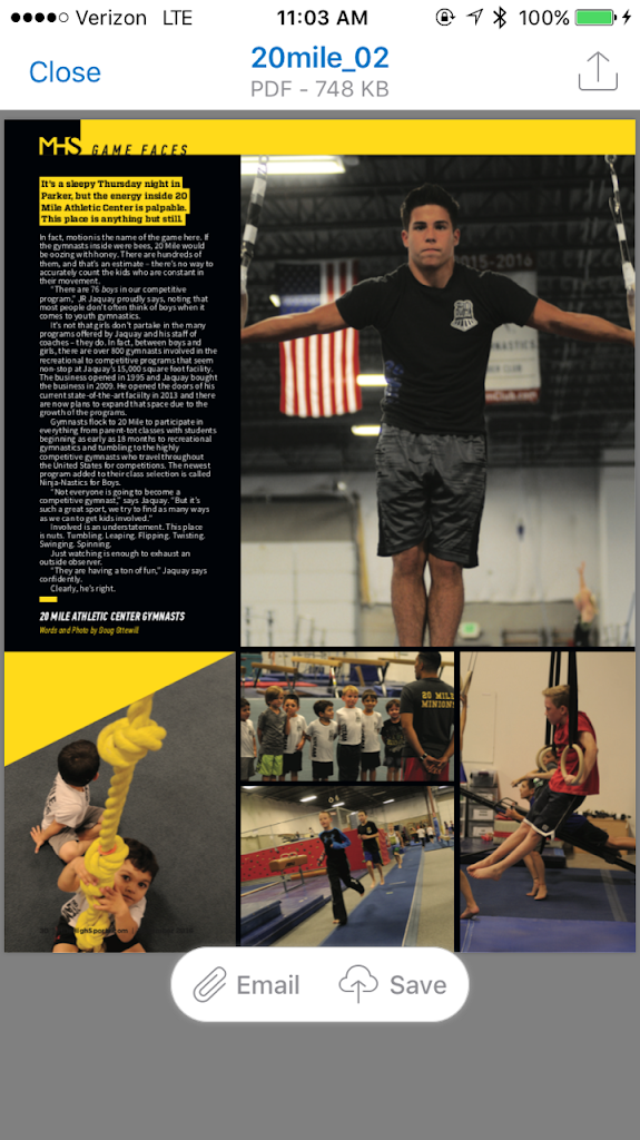  20 Mile Athletic Center