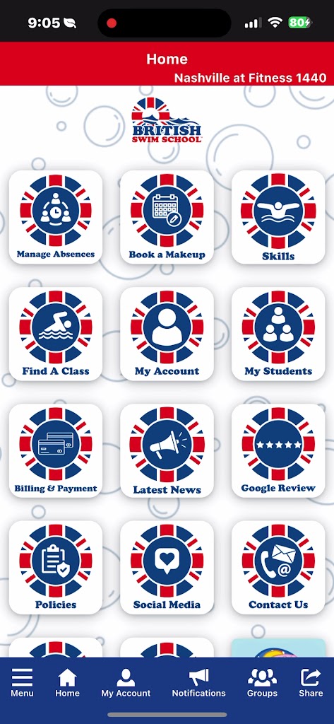  British Swim School of Fitness 1440 Nashville