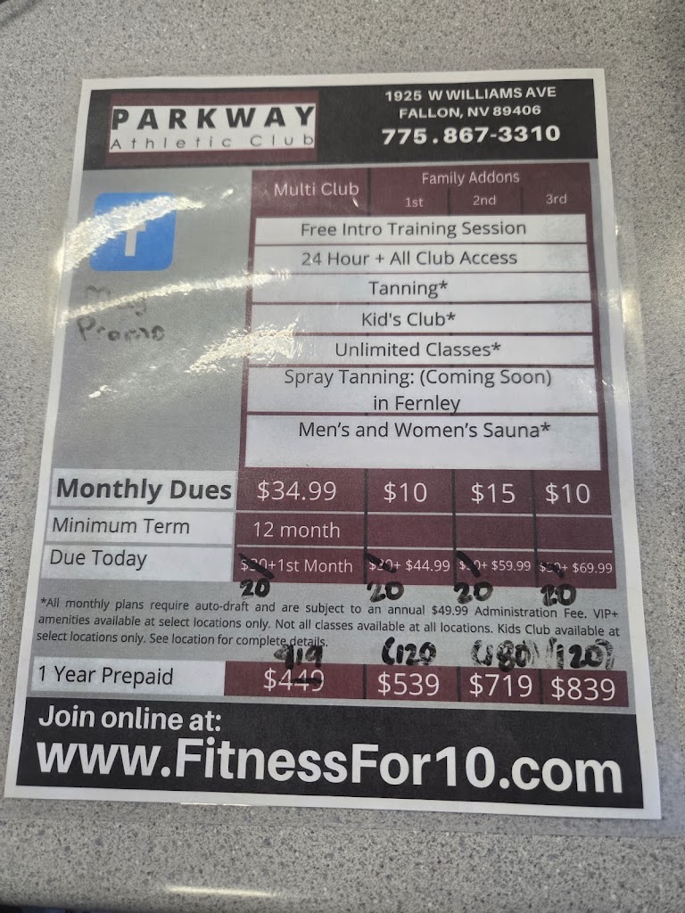  Parkway Athletic Club - Fallon