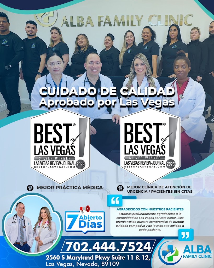 ALBA FAMILY CLINIC - Clinica Medica Latina Las Vegas NV