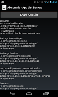 Aixsomnia - App List Backup Screenshots 1