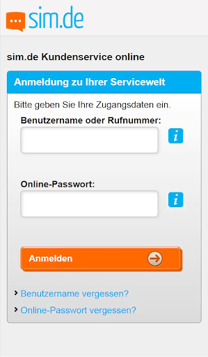 sim.de Servicewelt