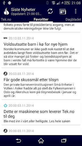 【免費新聞App】Siste Nyheter (norske)-APP點子