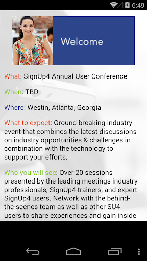 SignUp4 Users Conf