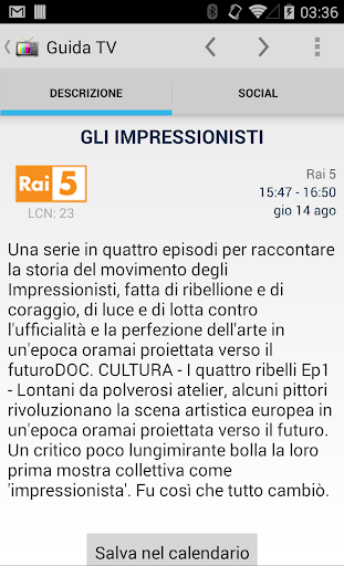 【免費娛樂App】TV Guide Italy FREE-APP點子