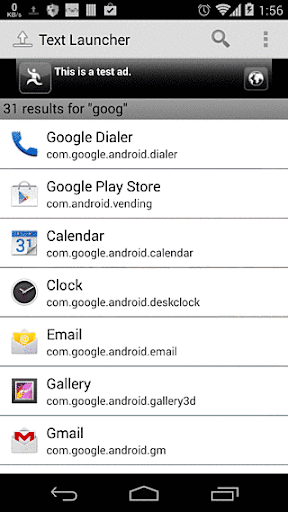 Text Launcher