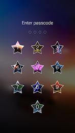 Star Keypad Lock Screen poster 9