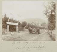 Straatgezicht met een paard-en-wagen, Königswinter