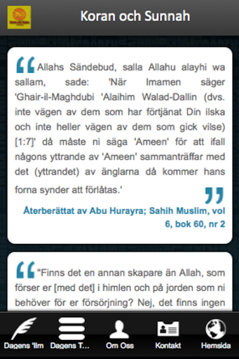 Koran och Sunnah