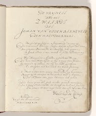 Gedicht op het zwaard waarmee Johan van Oldenbarnevelt in 1619 zou zijn onthoofd