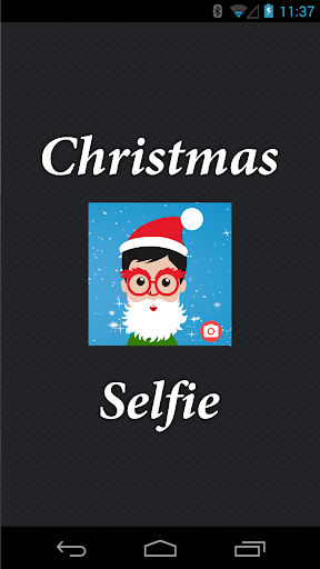 Funny Selfie. Christmas Photos