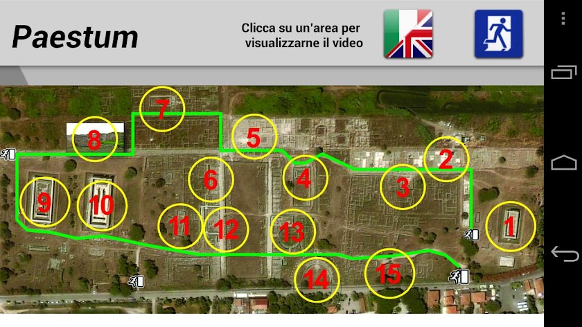 Multimedia-guide of Paestum Screen 1