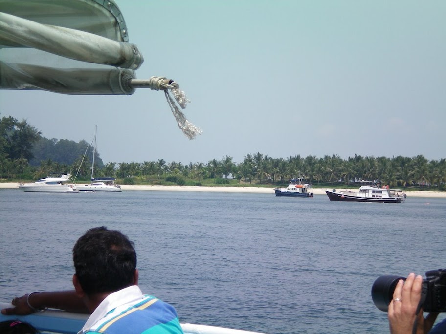 St John's Island: baie à bateaux