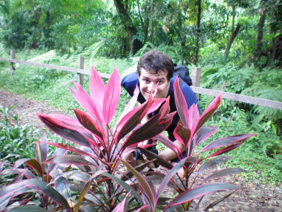 Guillaume qui joue à cache cache!
