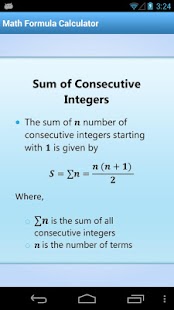 Math Formula Calculator Screenshots 1