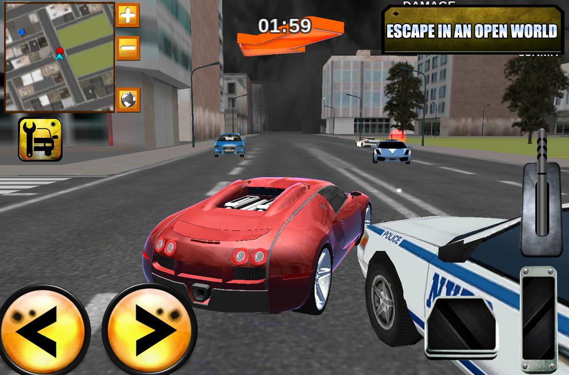 Driver gila Gangster Kota 3D android games}