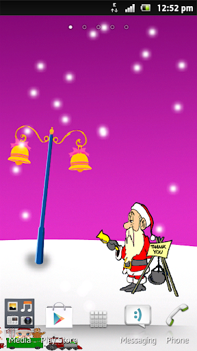 Xmas Snow Santa Livewallpaper