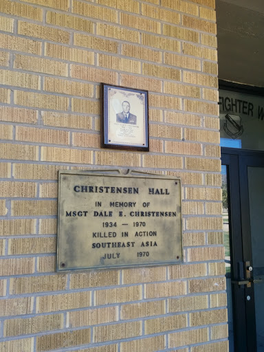 Dale Christensen Hall Plaque