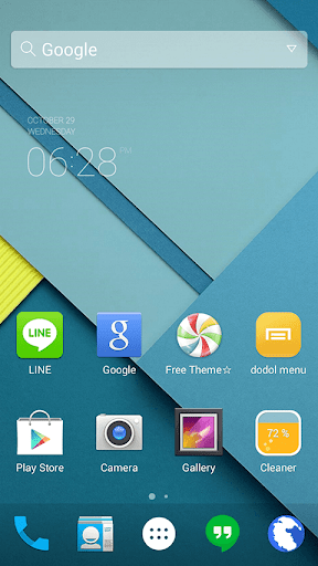 Android Lollipop theme