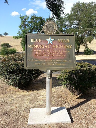 Siskiyou Pass Blue Star Memorial Plaque
