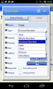 SailformsPlus Forms Database - screenshot thumbnail