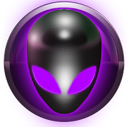 poweramp skin alien purple