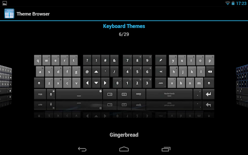 Thumb Keyboard Screenshot