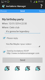 Invitations Manager-invite sms poster 3