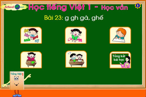 Bài 23: chữ g gh vần gà ghế