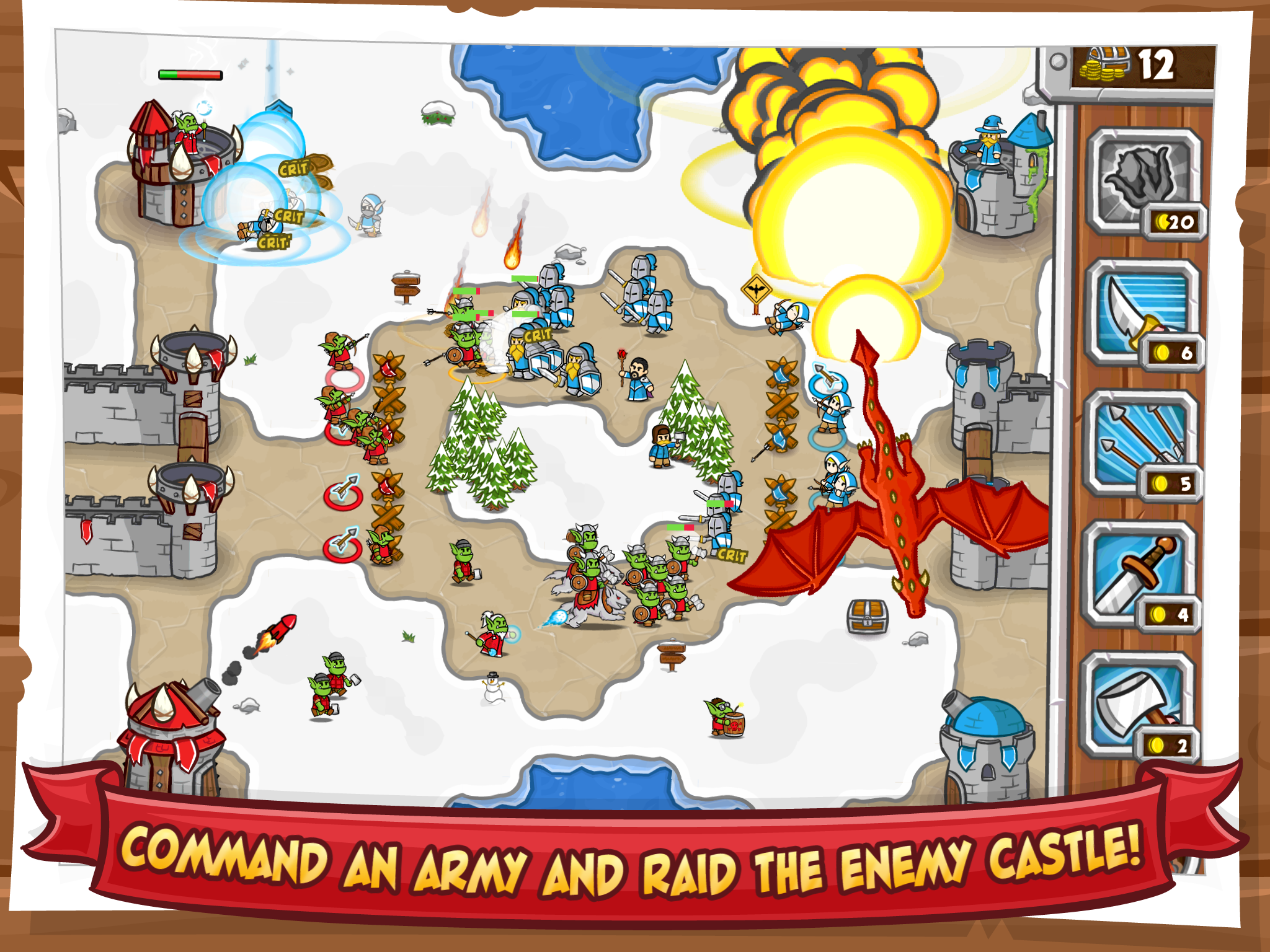 Android application Castle Raid 2 screenshort