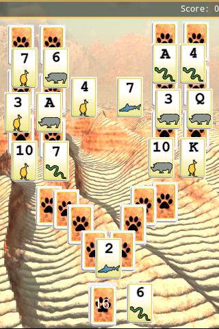 Wild Solitaire Screen 2
